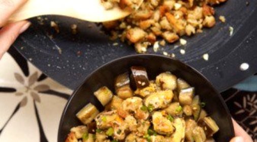 Баклажаны в кисло-сладком соусе
