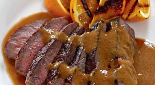 Баранина в соусе из мисо