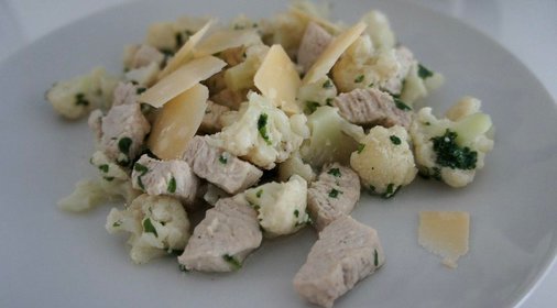 Куриное филе с цветной капустой