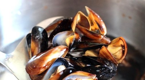 Мидии в створках