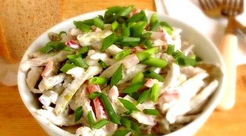 Салат по-строгановски