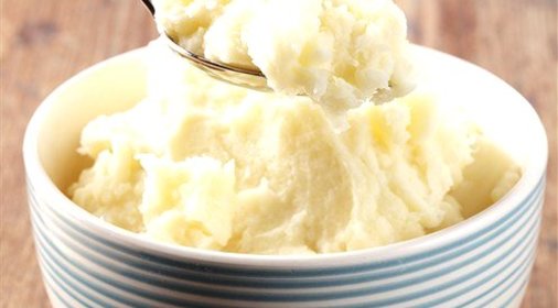 Картофельное пюре с трюфельным маслом и маскарпоне