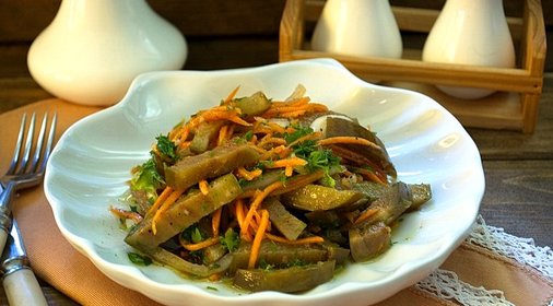 Синенькие с морковкой