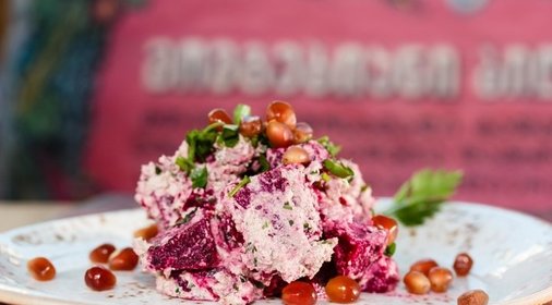 Редька с грецкими орехами