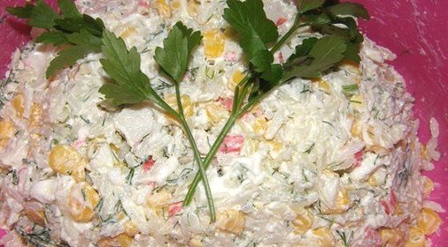 Салат из крабовых палочек