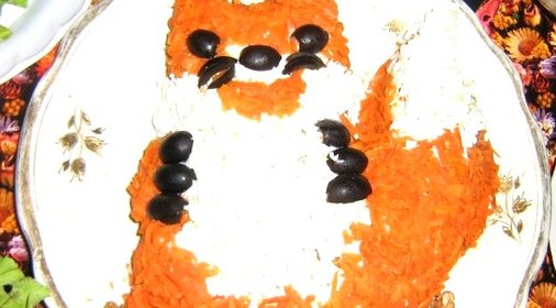 Салат Белочка