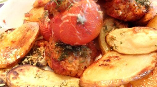 Помидоры, фаршированные рисом