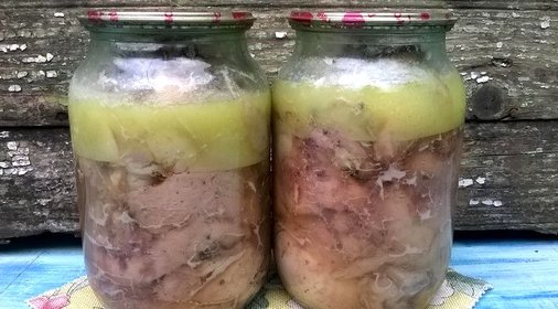 Домашняя куриная тушенка
