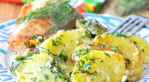 Картофель со сливками
