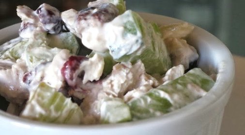 Салат из индейки с яблоками