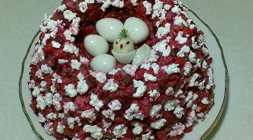 Салат Ласточкино гнездо