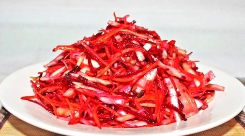 Салат из овощей «Щетка»