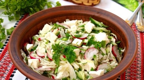 Салат к семге