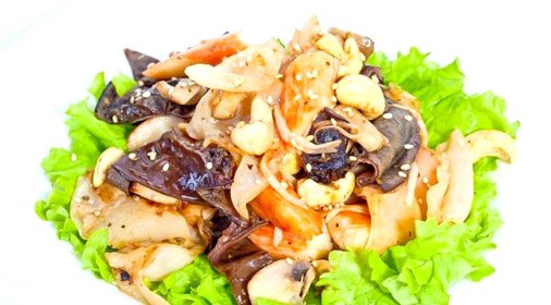 Крабово-грибной салат