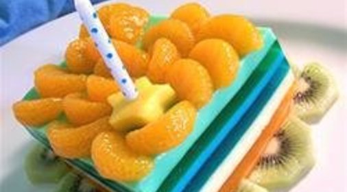 Семислойный желатиновый салат