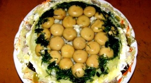 Салат Лукошко