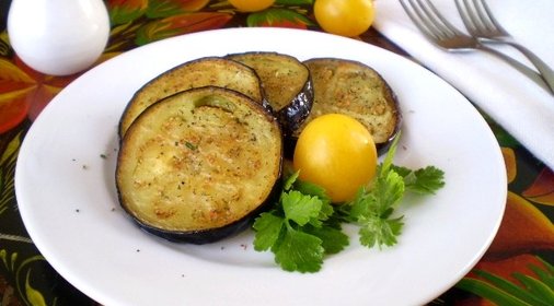 Баклажаны, жаренные кружочками