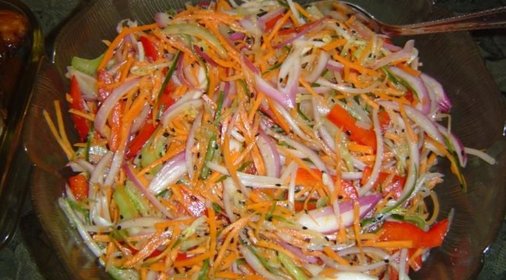 Салат Любимая метелочка