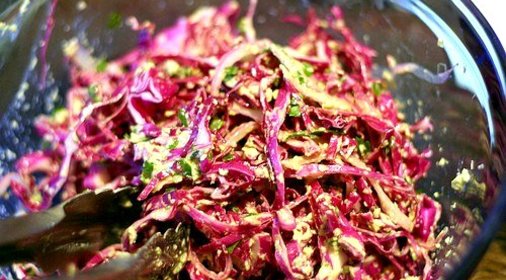 Мексиканский салат из капусты