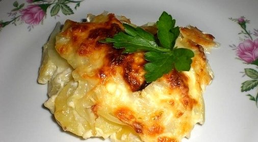 Картофель с майонезом