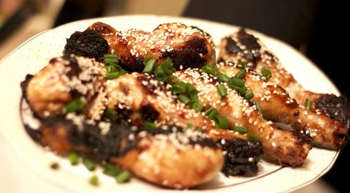 Куриные голени по‑азиатски в воке