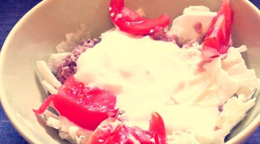 Салат из тунца в собственном соку