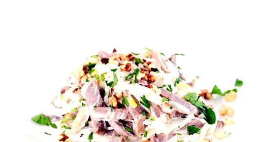 Простой салат из говяжьего языка