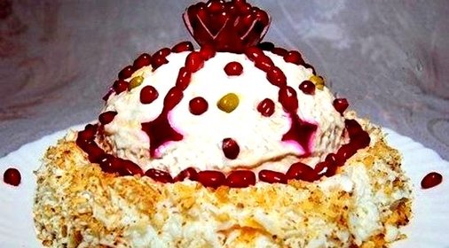 Салат Шапка Мономаха