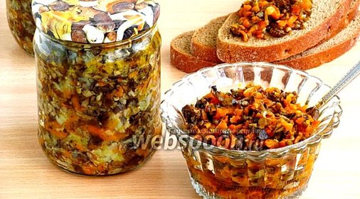 Икра с опятами «Деликатесная»