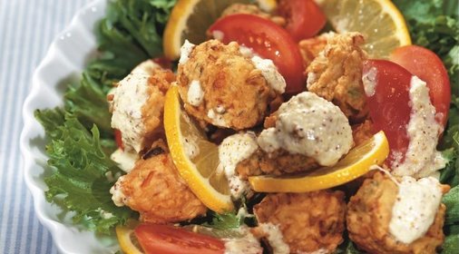 Салат с фрикадельками по-антильски