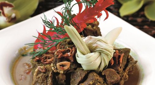 Каре камбиг, баранина в кокосовом молоке