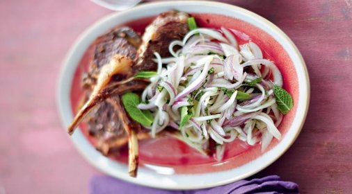 Салат из красного лука