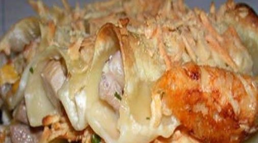 Каннеллони с курицей