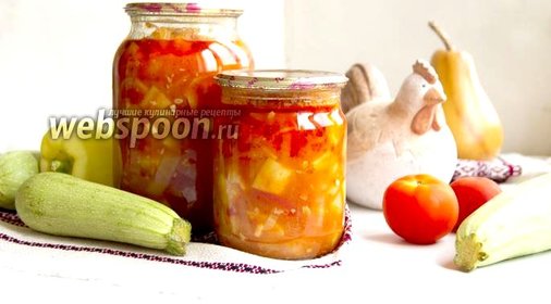 Салат «Анкл Бенс» с кабачками