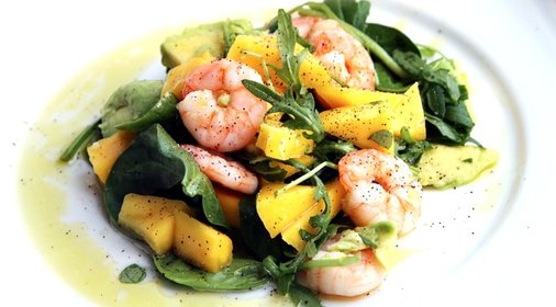 Салат Царский с креветками