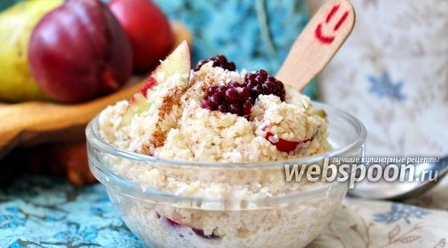 Сладкий салат с булгуром