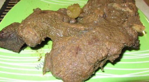 Мясо в гранатовом соусе