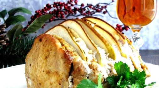 Свинина запеченая с грушами