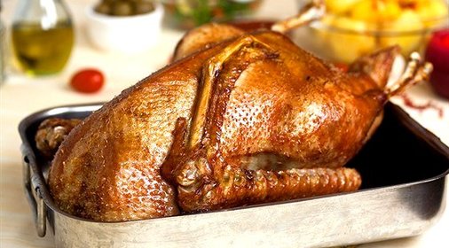 Индейка с яблоками