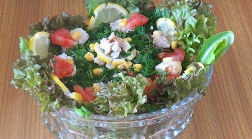 Салат из форели