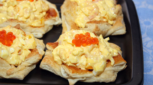 Салат с креветками