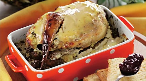 Запеченные рябчики с фундуком в сметане