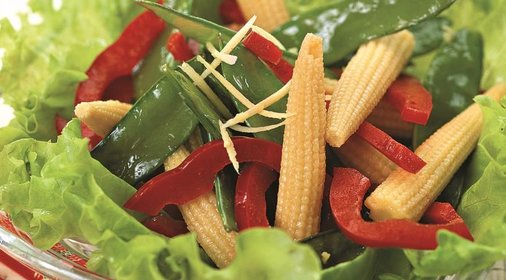Китайский салат с кукурузой
