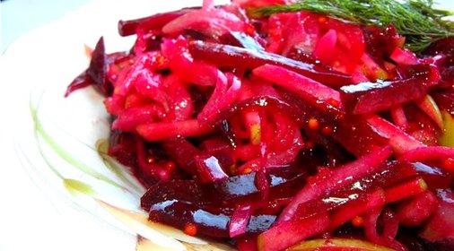 Салат из капусты и свёклы