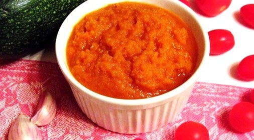 Кабачковая икра с томатной пастой
