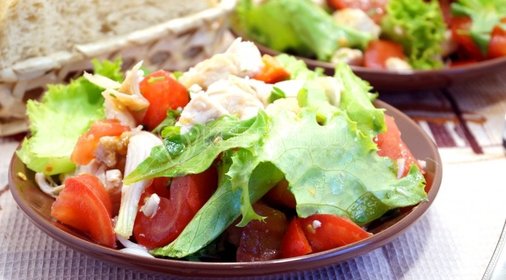 Мини-тартини с крабовым мясом