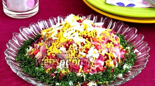 Селёдочный салат по-шведски
