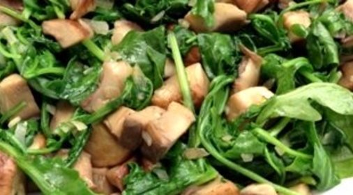 Салат с языком и грибами