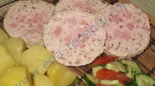 Домашняя вареная колбаса