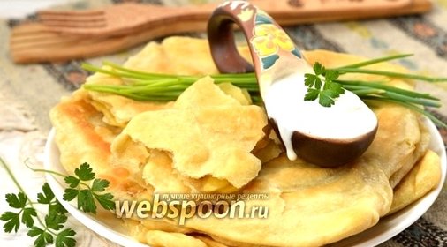 Плацинды с картофелем